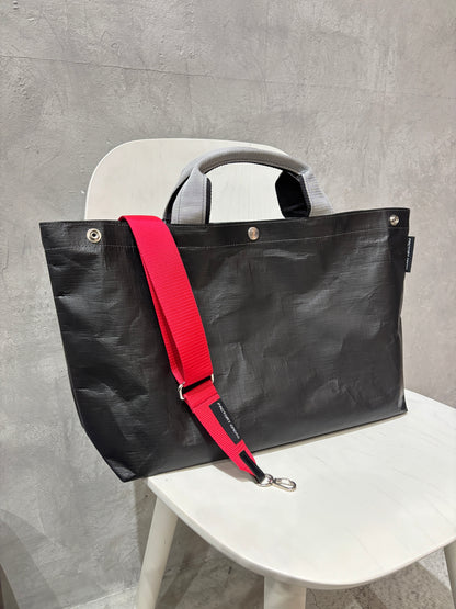 【予約販売】グレー×ブラック（本体：ブラック）／FACTORY OMOTO／BASIC TOTE