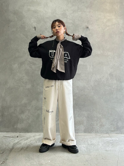 【再入荷】プリントチノパン／LE MÉLANGE