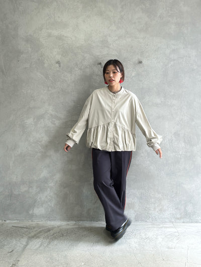 ラインコットンツイルパンツ／#8643503／LE MÉLANGE／2026 AW #1