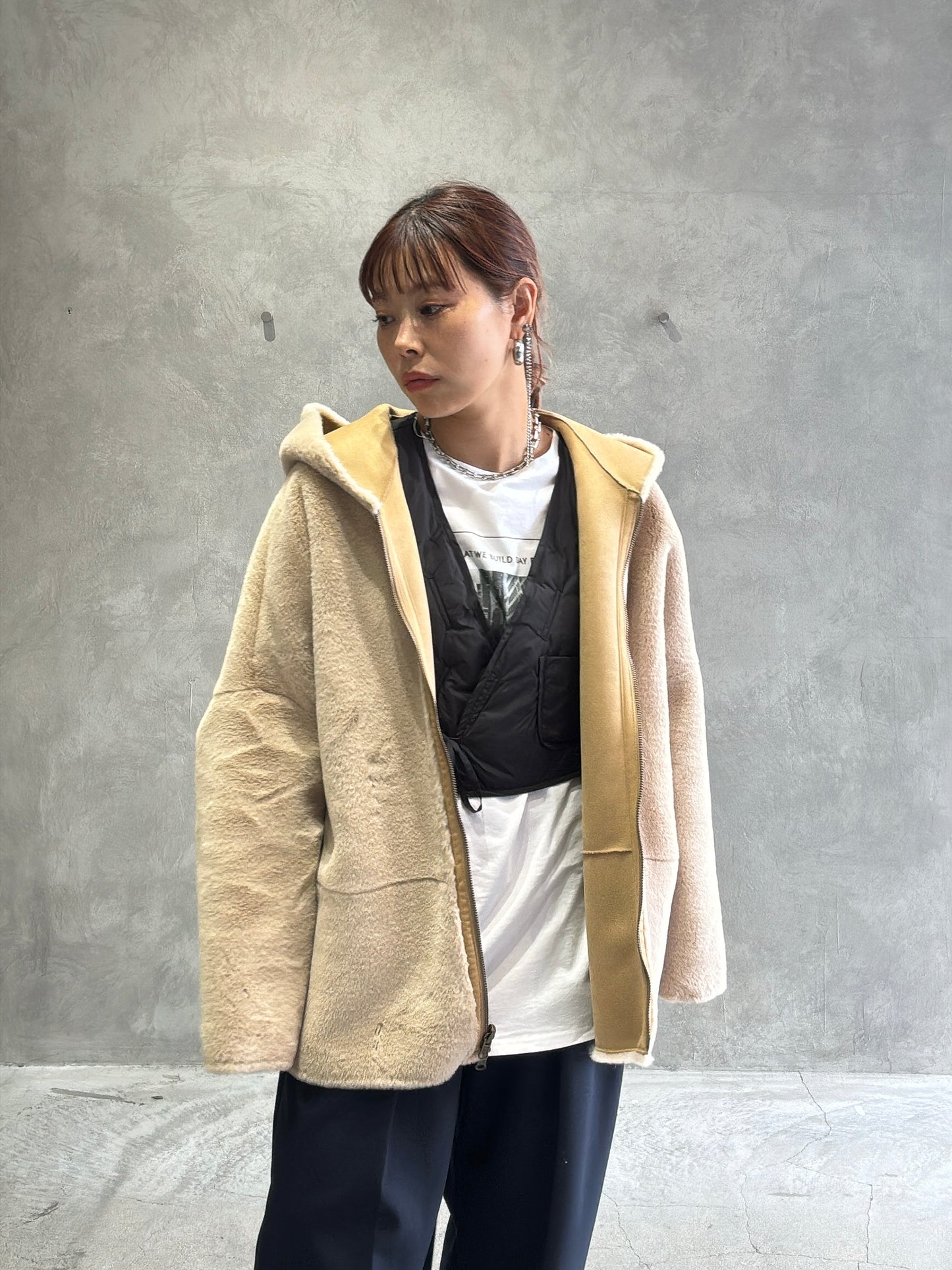 2way（ビル＆ロゴ）プリントカットソー／Dignite collier