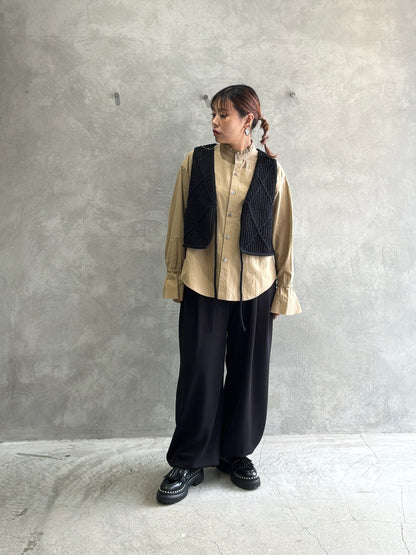 【再入荷】タックポケットジャージジョガーパンツ／CYAN TOKYO