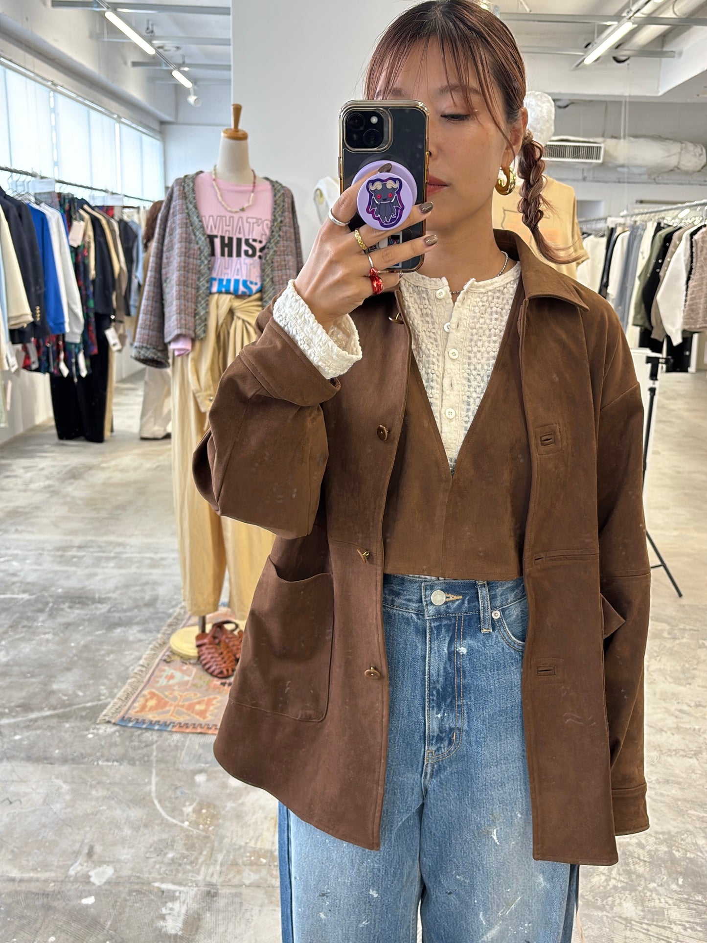 受付終了【予約販売】ヘンリーネックカットソー／8611002／LE MÉLANGE