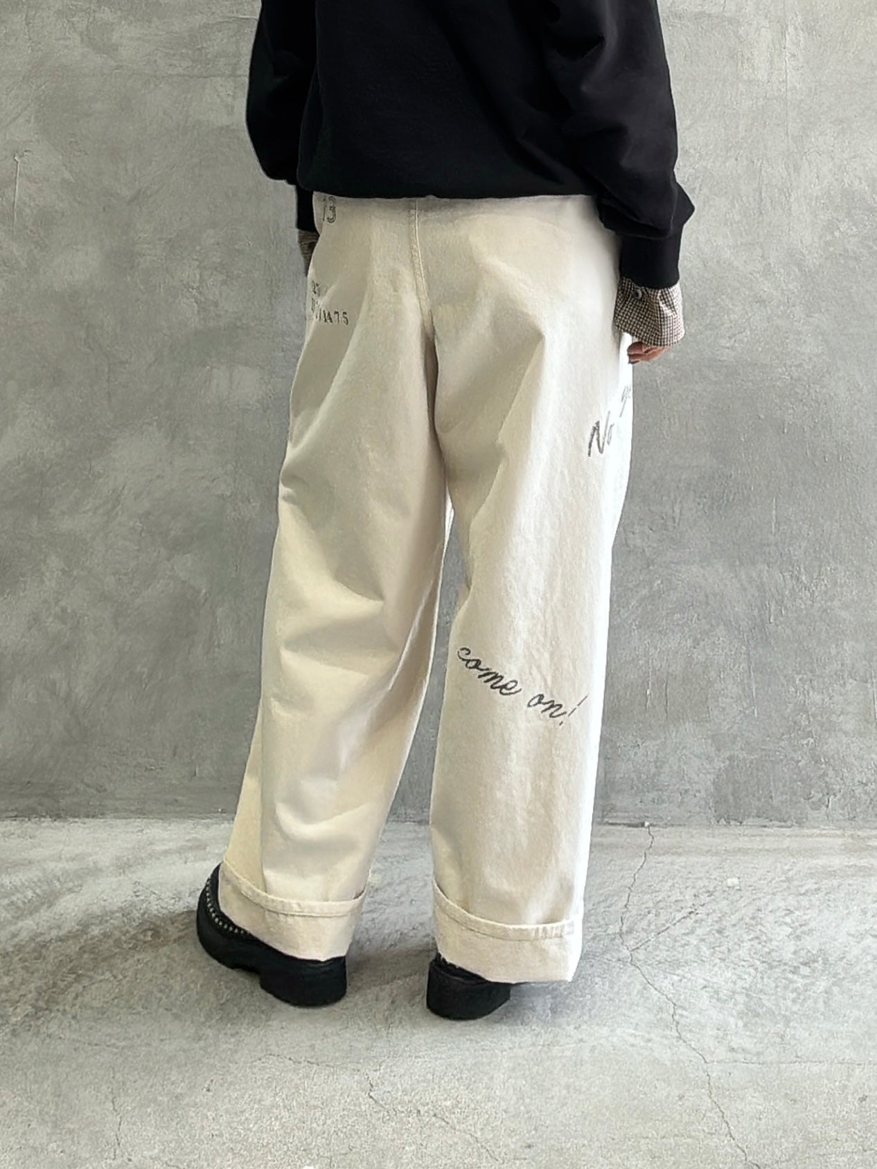 【再入荷】プリントチノパン／LE MÉLANGE