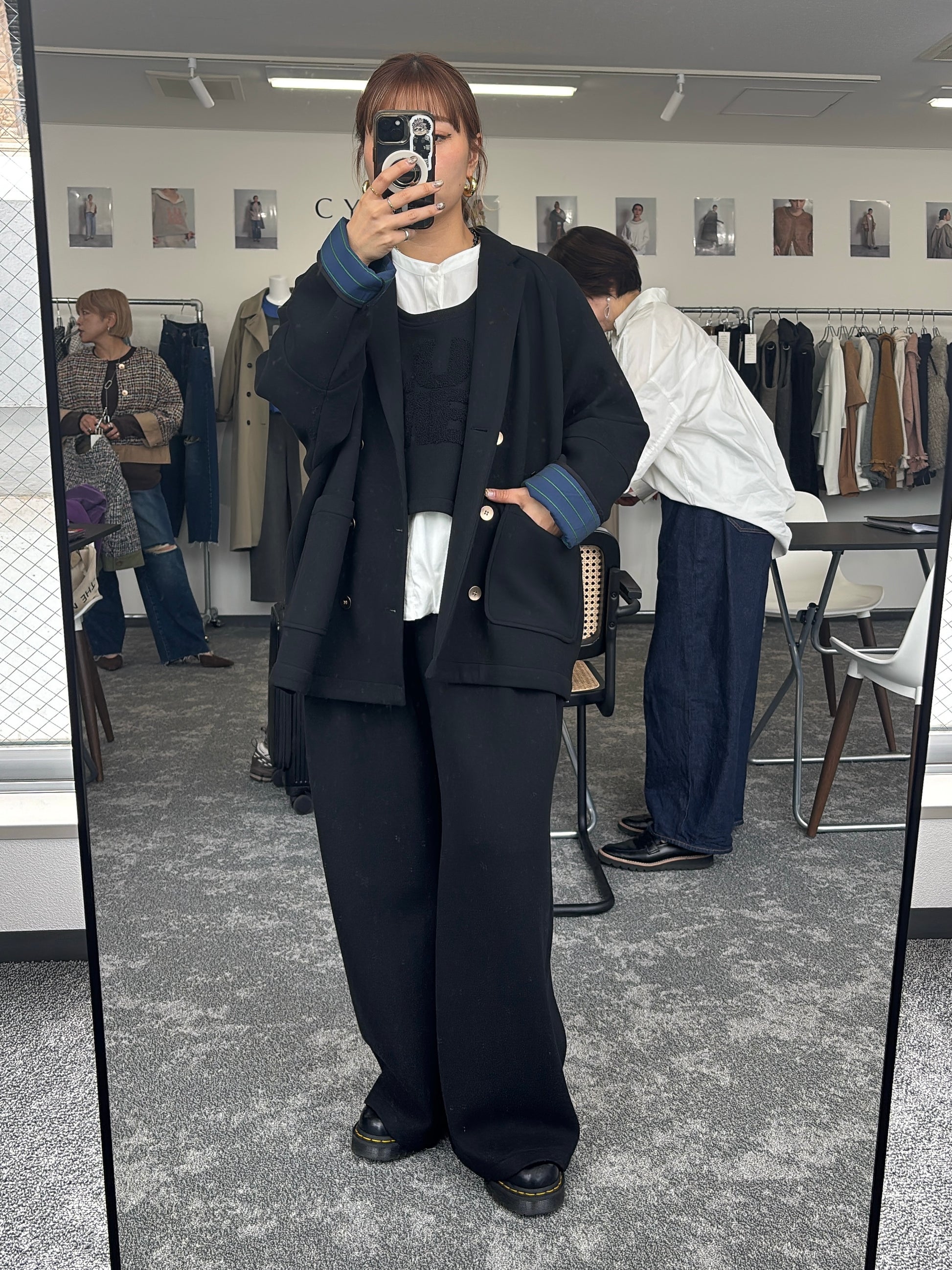 【予約⚡︎販売】マイクロフリースWジャケット／604513／CYAN tokyo／2026 AW#1