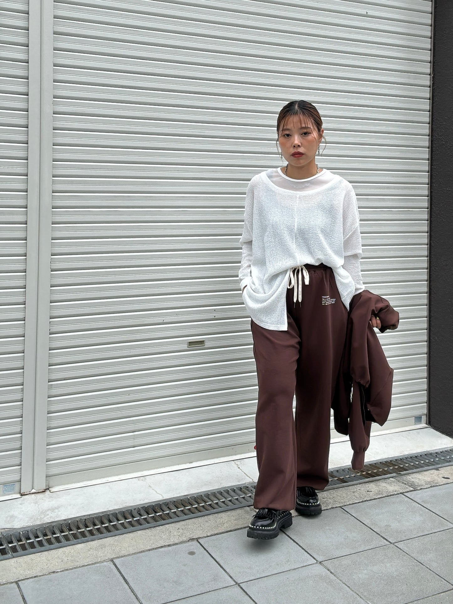 チュールコンビフロントトップス／CYAN tokyo