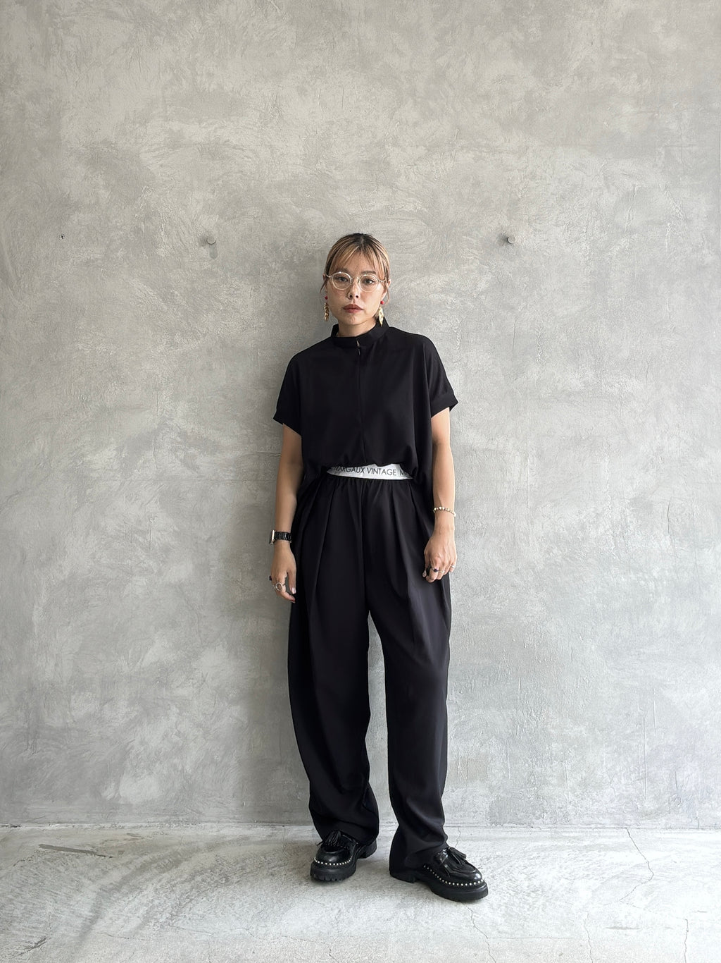 フロントジップカットソー／MG CT-26104-A／MARGAUX VINTAGE／2026 AW＃1