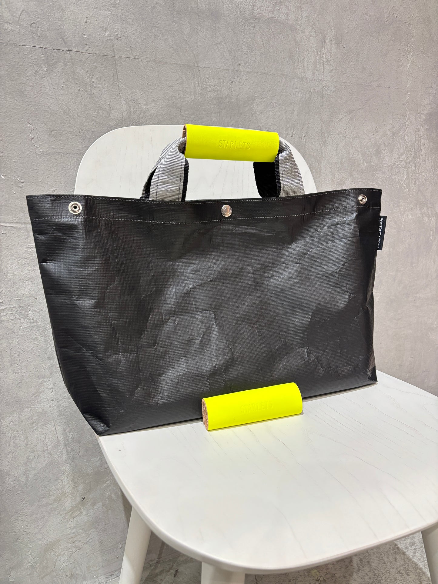 【予約販売】グレー×ブラック（本体：ブラック）／FACTORY OMOTO／BASIC TOTE