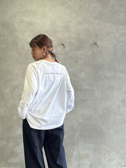 2way（ビル＆ロゴ）プリントカットソー／Dignite collier