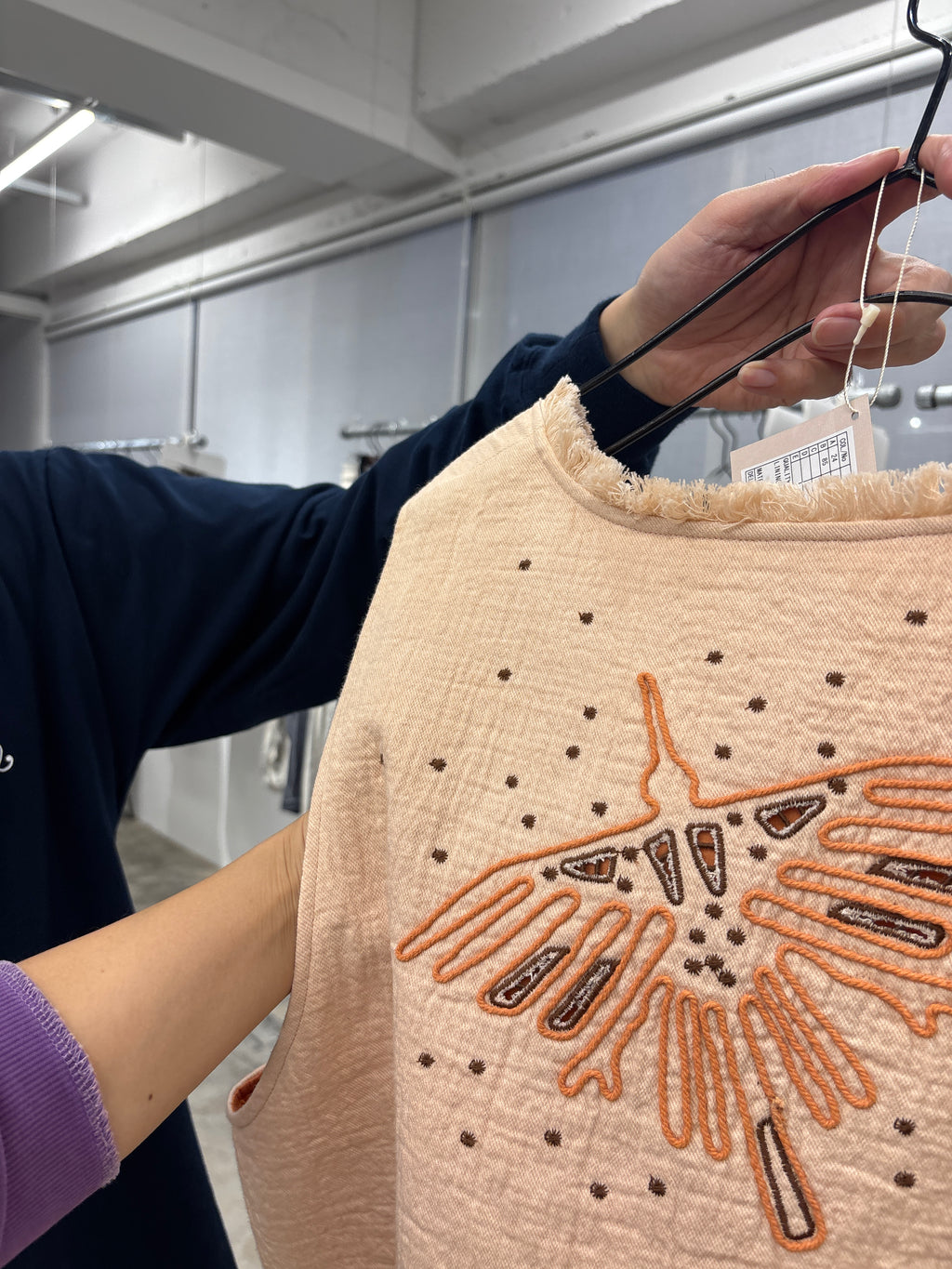 受付終了【予約⚡︎販売】刺繍ショート丈ベスト／#8643703／LE MÉLANGE／2026 AW #1
