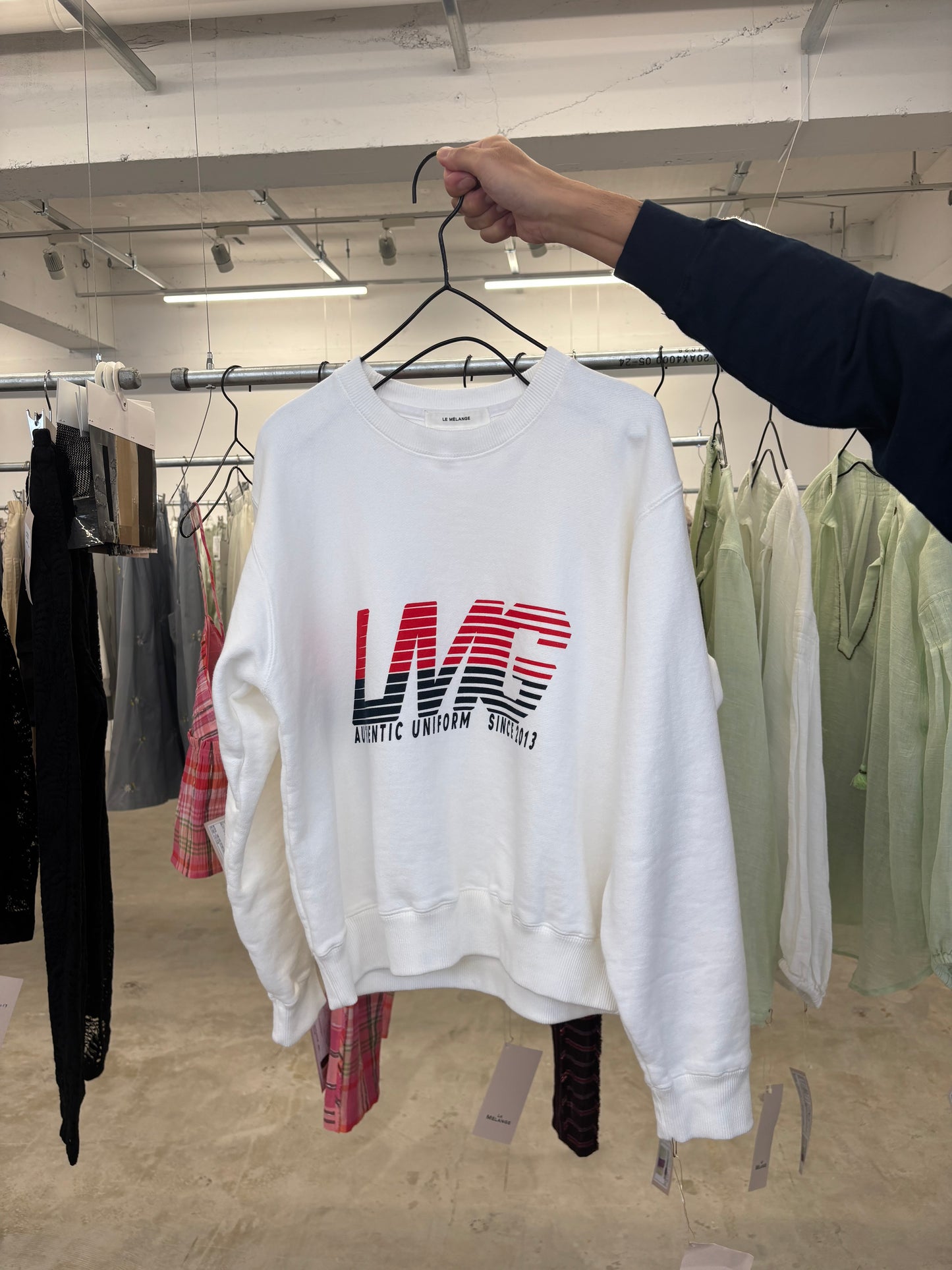 受付終了【予約販売】LMGスウェット／8611004／LE MÉLANGE