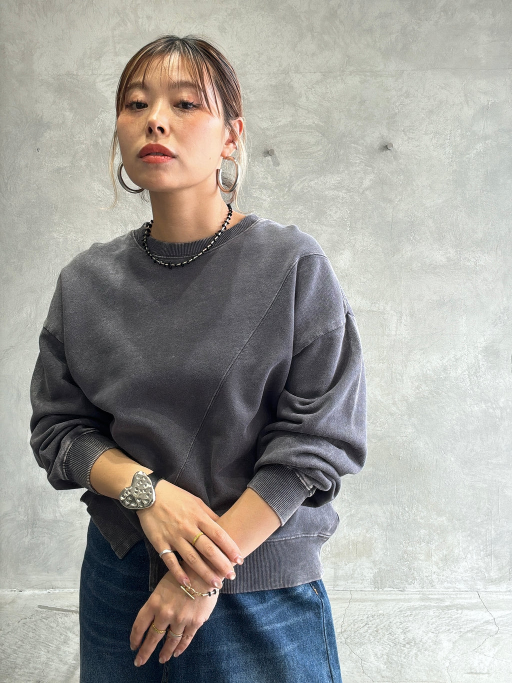 【再入荷】ピグメントプルオーバースウェット