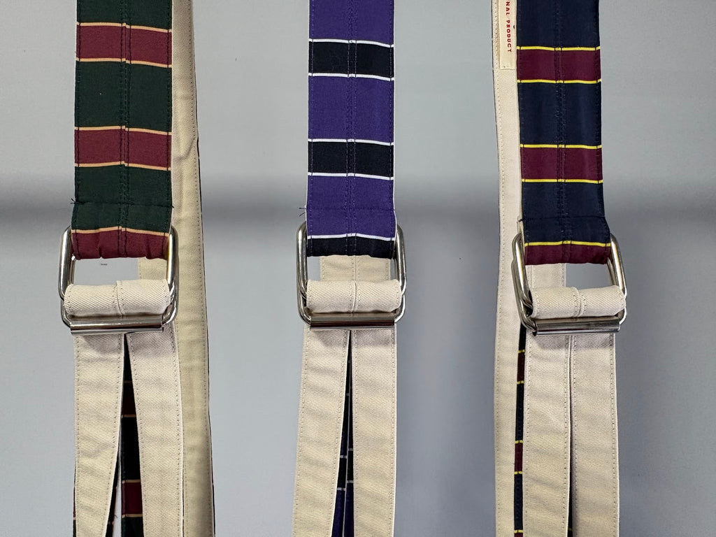 受付終了【予約販売】レジメンタル柄ベルト／AC-26067-S／MARGAUX VINTAGE／2026 SS#2