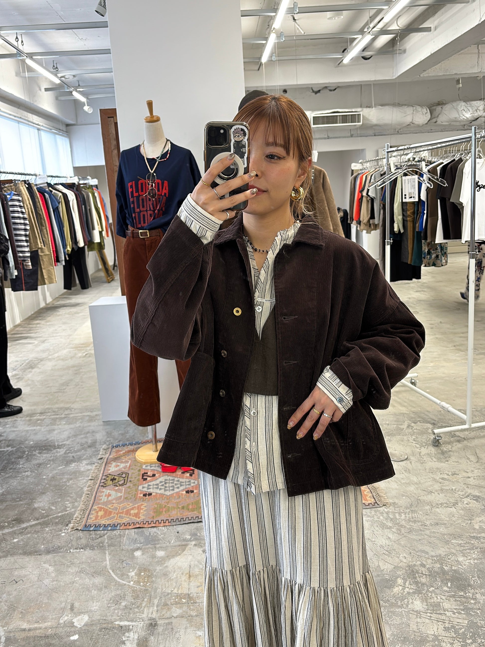 【予約⚡︎販売】コットンコーデュロイカバーオール／#8643803／LE MÉLANGE／2026 AW #1