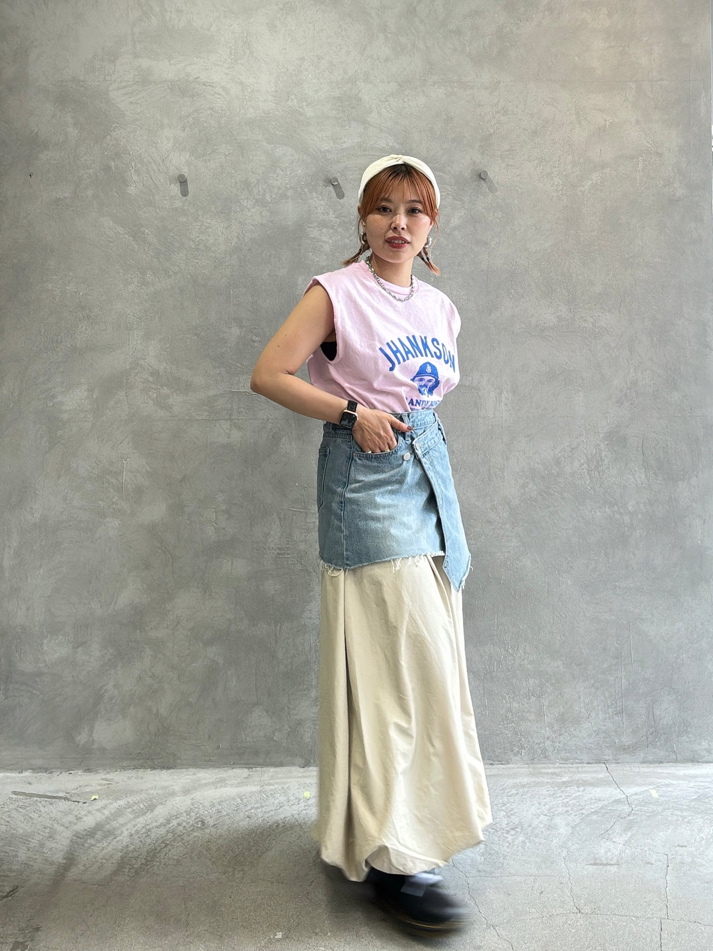 2wayナイロンバルーンスカート