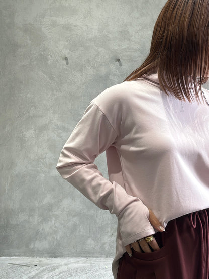 スタンドネックあったかロンT／ANNA  KERRY