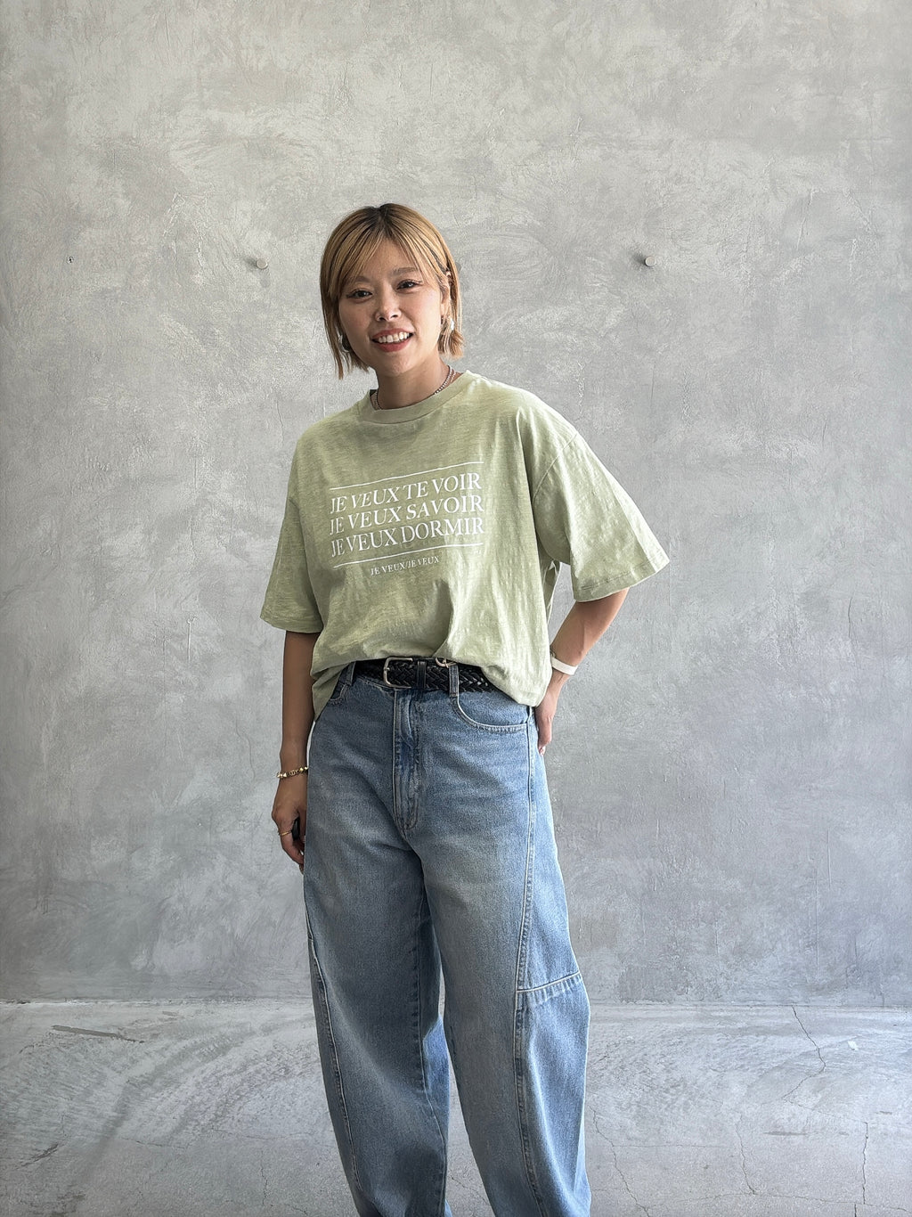 受付終了【予約販売】JE VEUX スラブTシャツ／ING