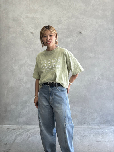 受付終了【予約販売】JE VEUX スラブTシャツ／ING