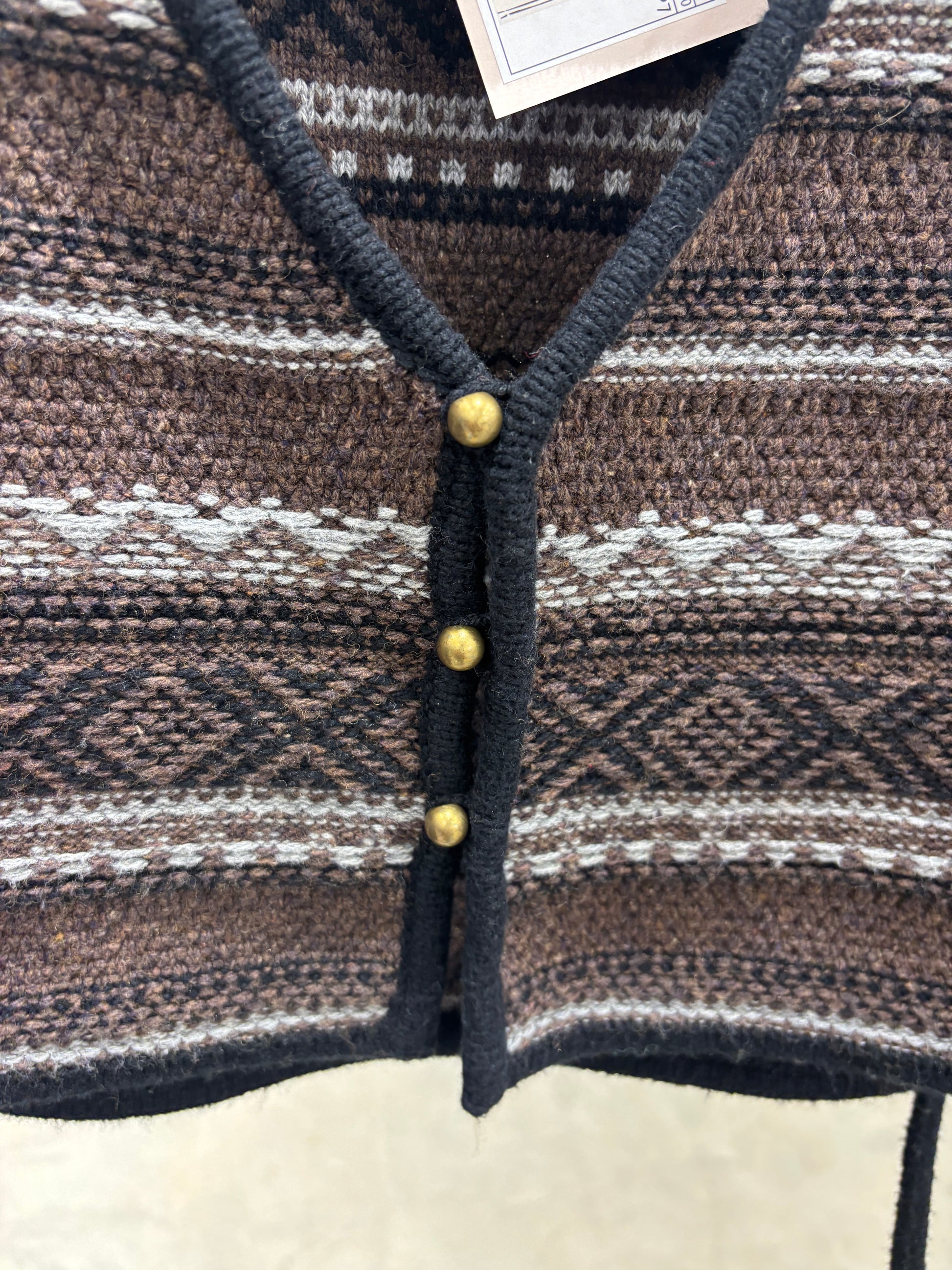 【予約⚡︎販売】ジャガードVネックベスト／#8642701／LE MÉLANGE／2026 AW #1