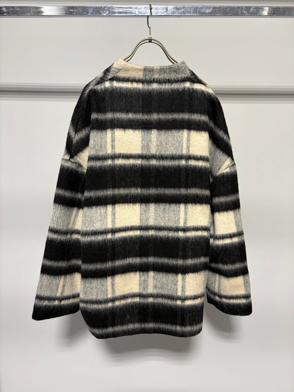【予約⚡︎販売】シャギージップコート（チェック柄）／MG CO-26129-A／MARGAUX VINTAGE／2026 AW＃2