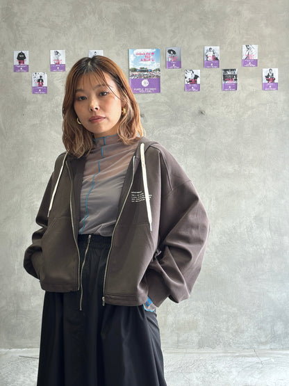 ジップアップパーカー／Anna Kerry