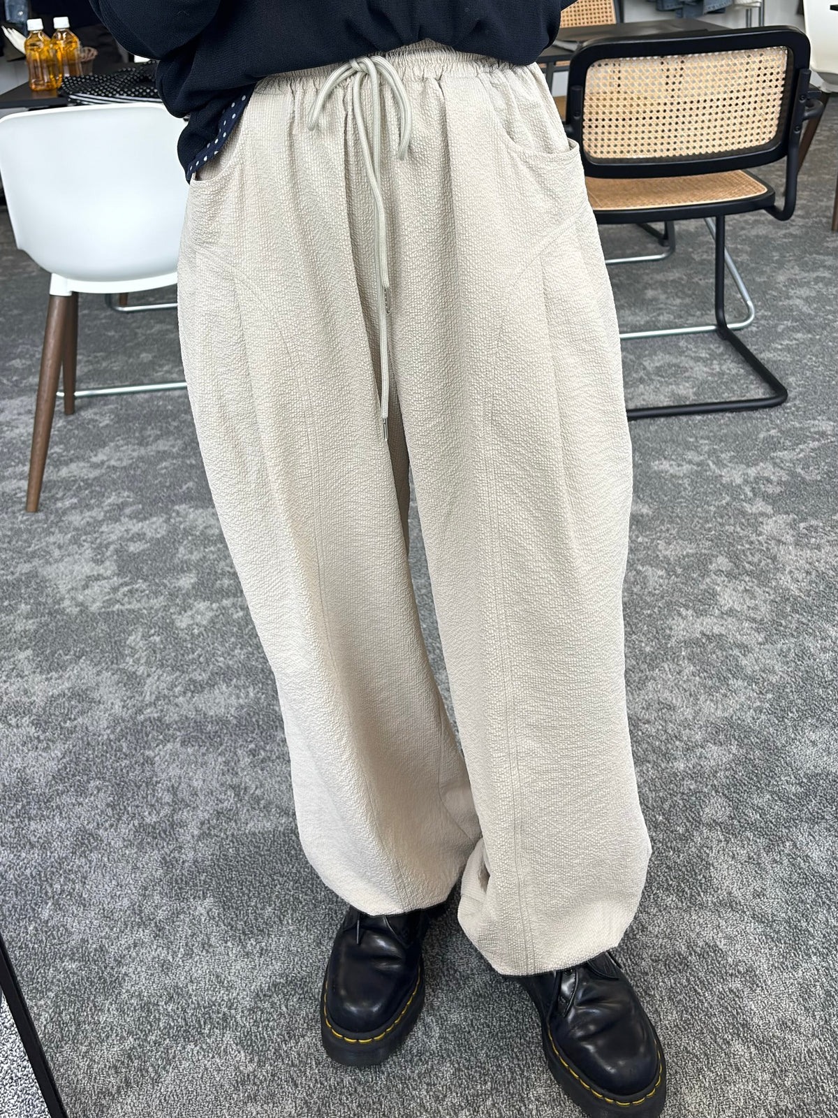 【予約⚡︎販売】カーブタックモザイクジョガーパンツ／710565／CYAN TOKYO／2027SS #1