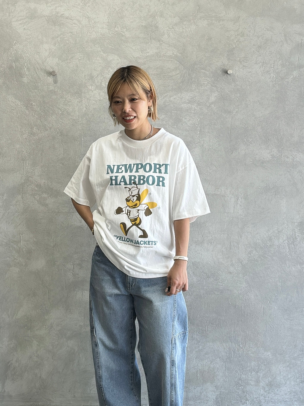 受付終了【予約販売】men'sサイズ／NEWPORT HARBOR Tシャツ／ING