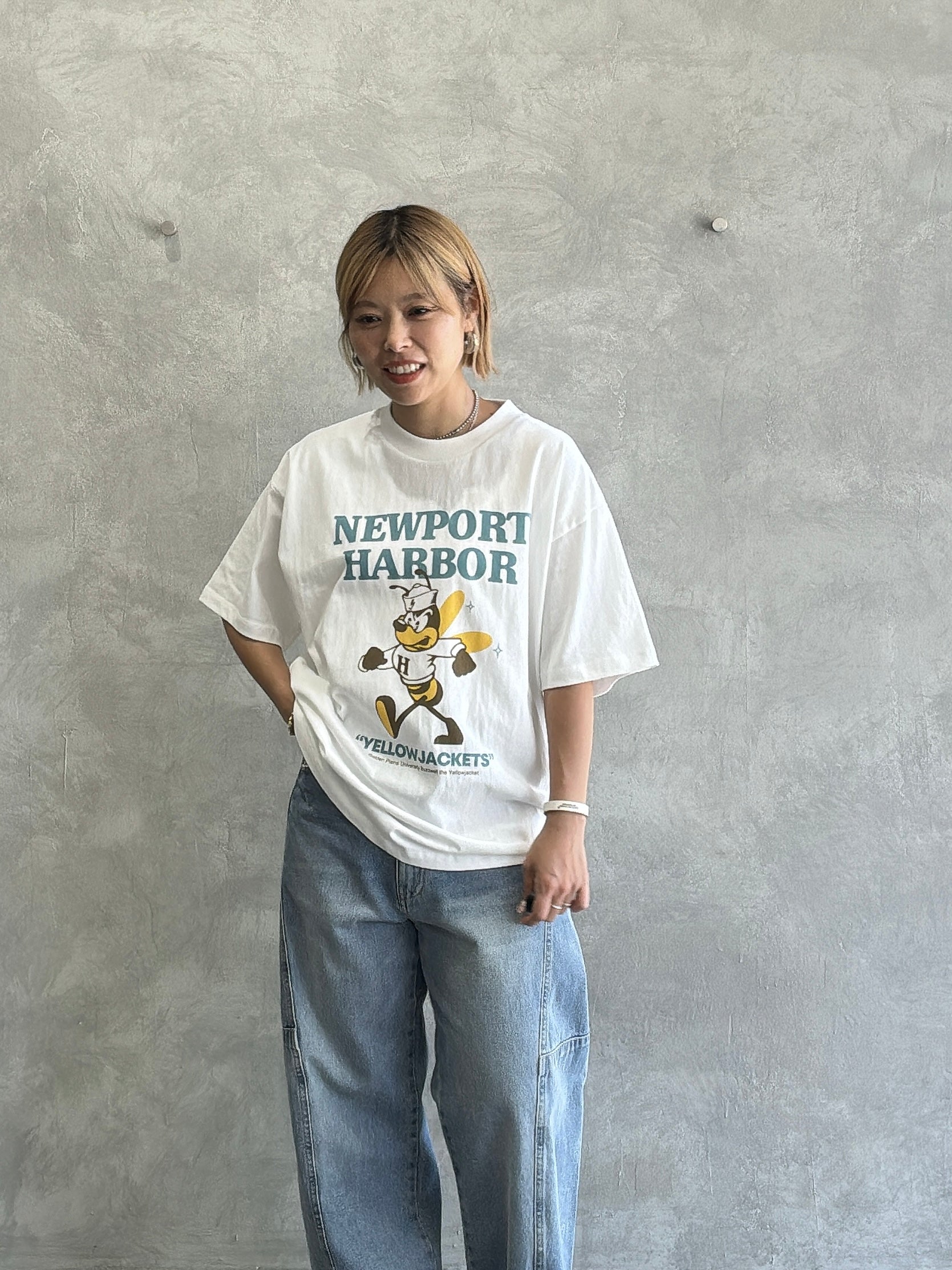【予約販売】men'sサイズ／NEWPORT HARBOR Tシャツ／ING
