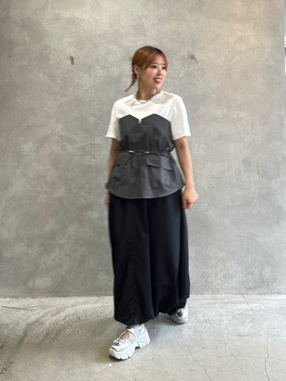 2wayナイロンバルーンスカート