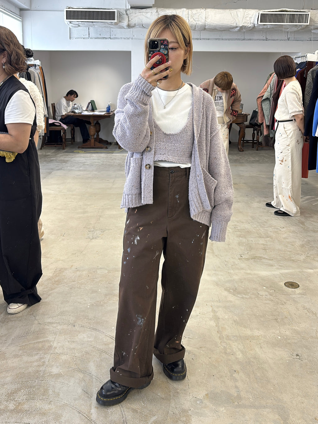 受付終了【予約⚡︎販売】ローゲージニットオーバーサイズカーディガン／8652101／LE MÉLANGE／2026 AW #2