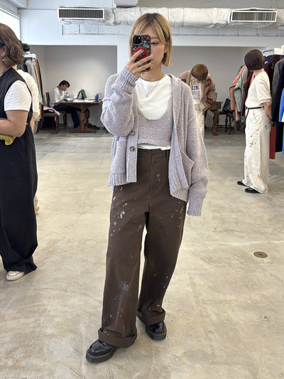 受付終了【予約⚡︎販売】ローゲージニットオーバーサイズカーディガン／8652101／LE MÉLANGE／2026 AW #2