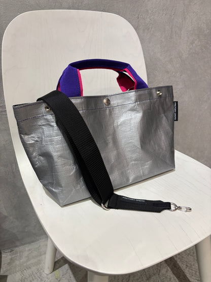 【予約販売】パープル×ピンク（本体：シルバー）／FACTORY OMOTO／BASIC TOTE