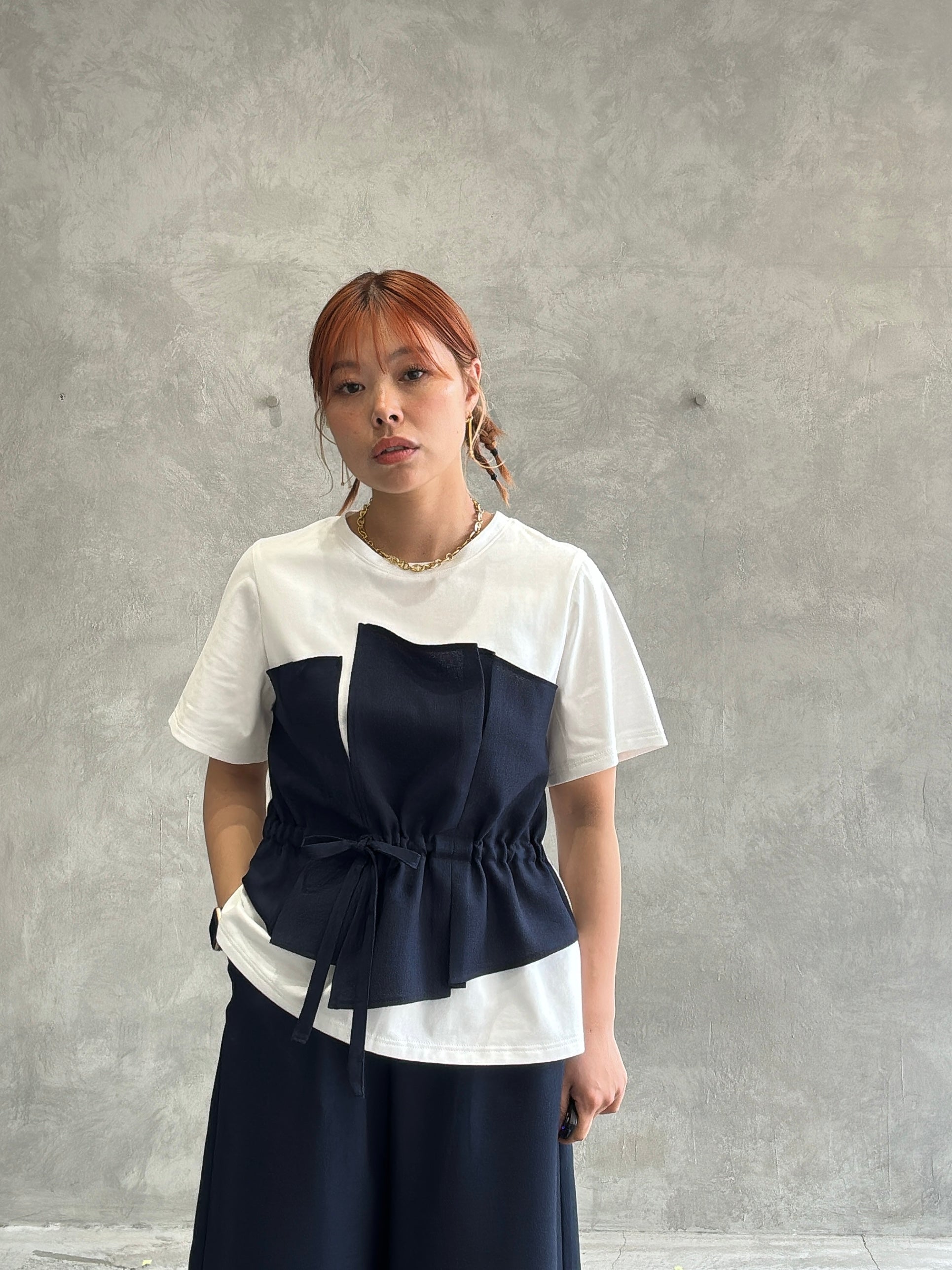 ビスチェレイヤードTシャツ／trois／MNMS