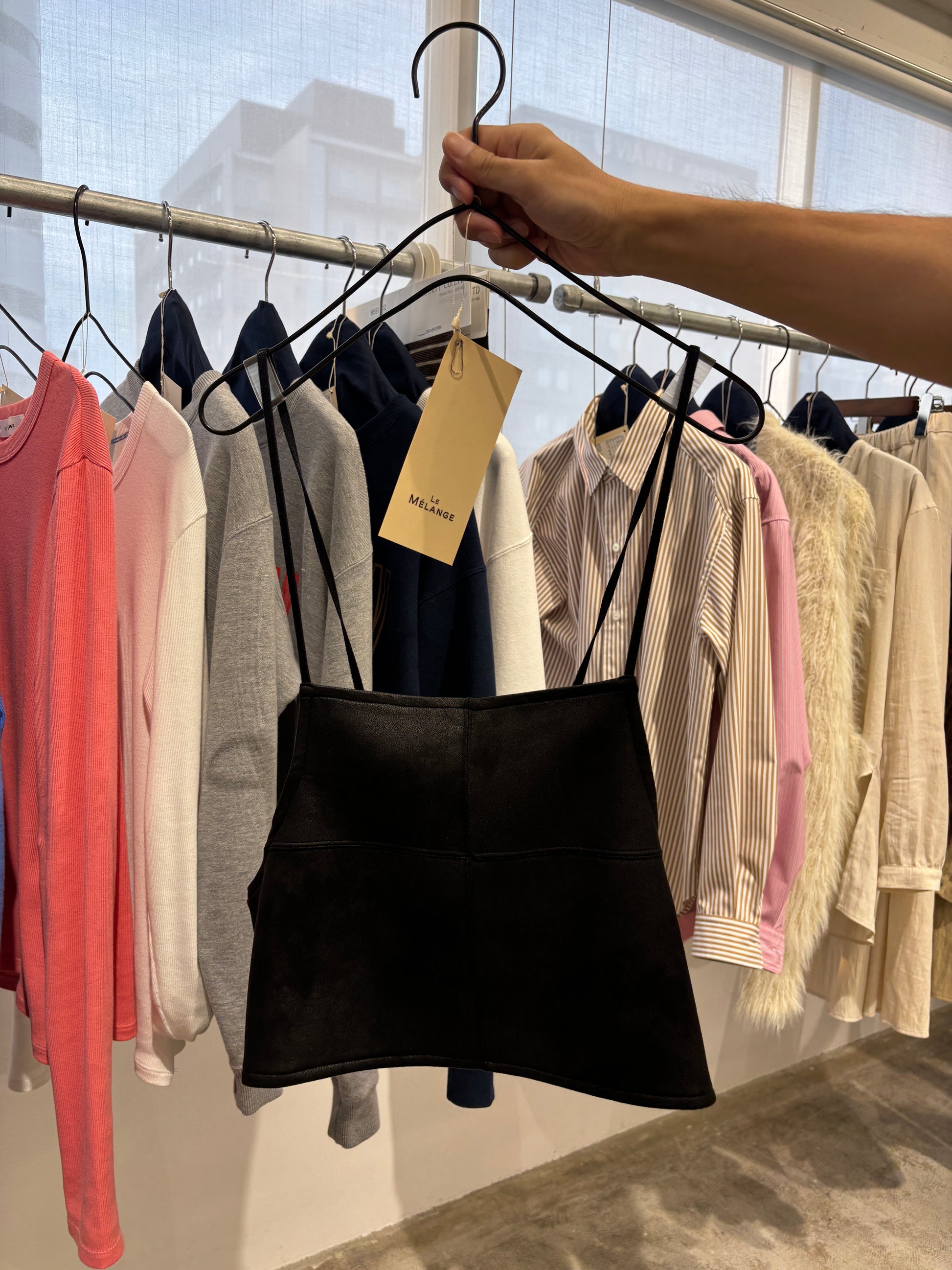 【予約⚡︎販売】モッチモチダンボール箔プリントビスチェ／8651702／LE MÉLANGE／2026 AW #2