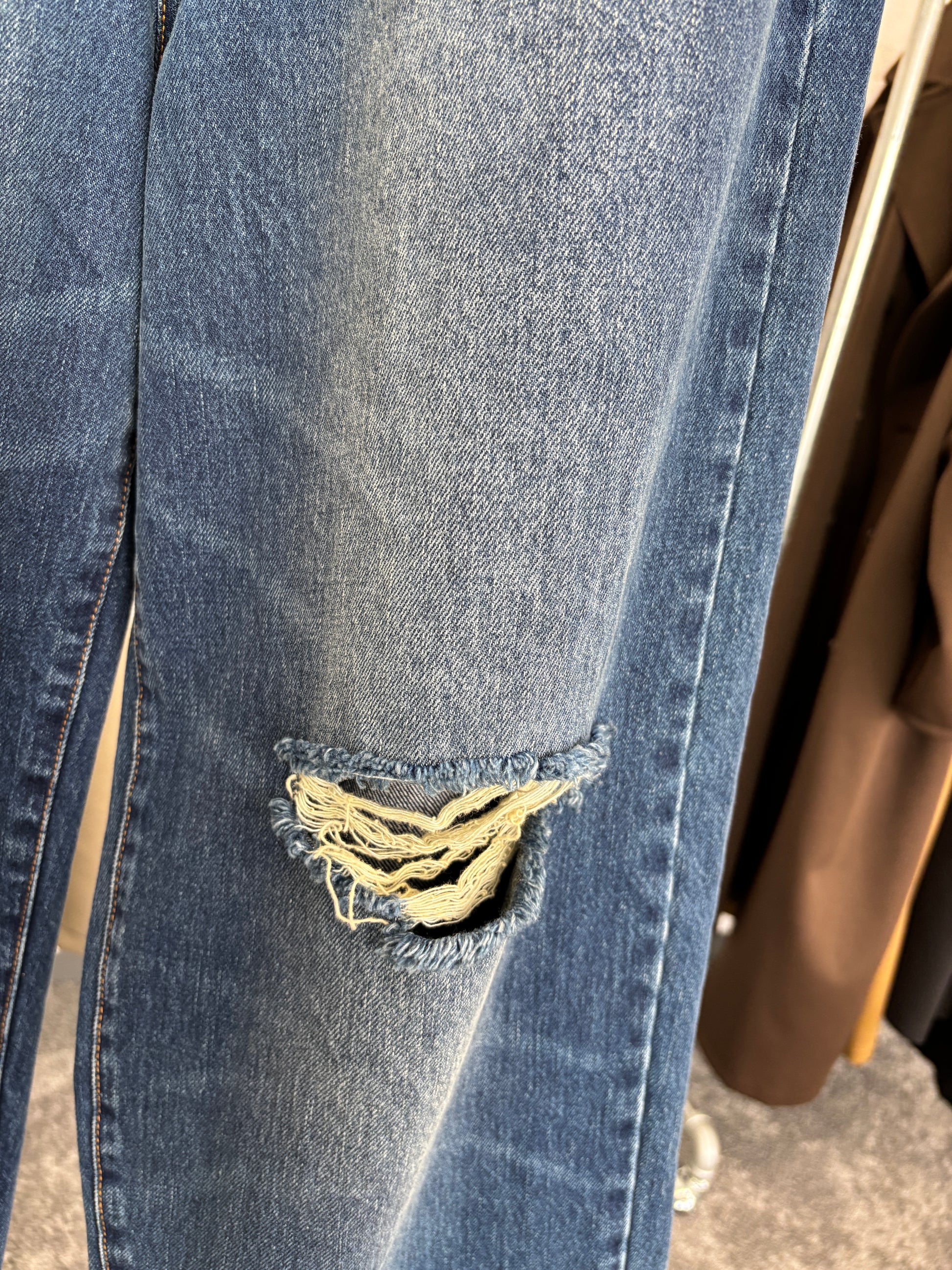 【予約⚡︎販売】クラッシュデニムヴィンテージワイドパンツ／604494／CYAN tokyo／2026 AW#1
