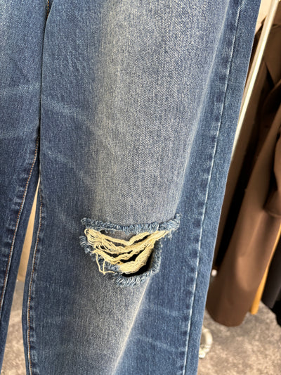 【予約⚡︎販売】クラッシュデニムヴィンテージワイドパンツ／604494／CYAN tokyo／2026 AW#1