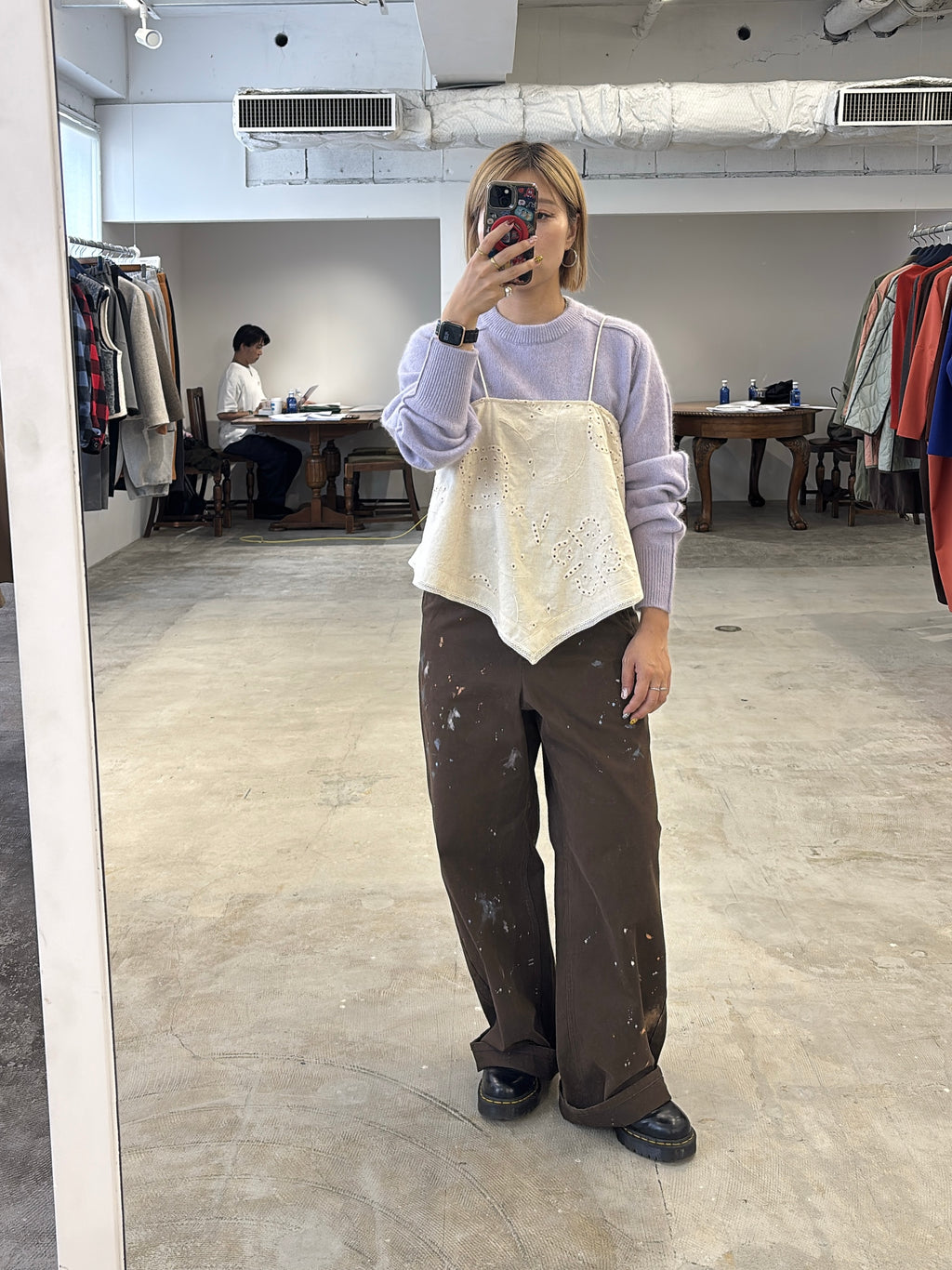 【予約⚡︎販売】ペイントチノパンツ／8653501／LE MÉLANGE／2026 AW #2