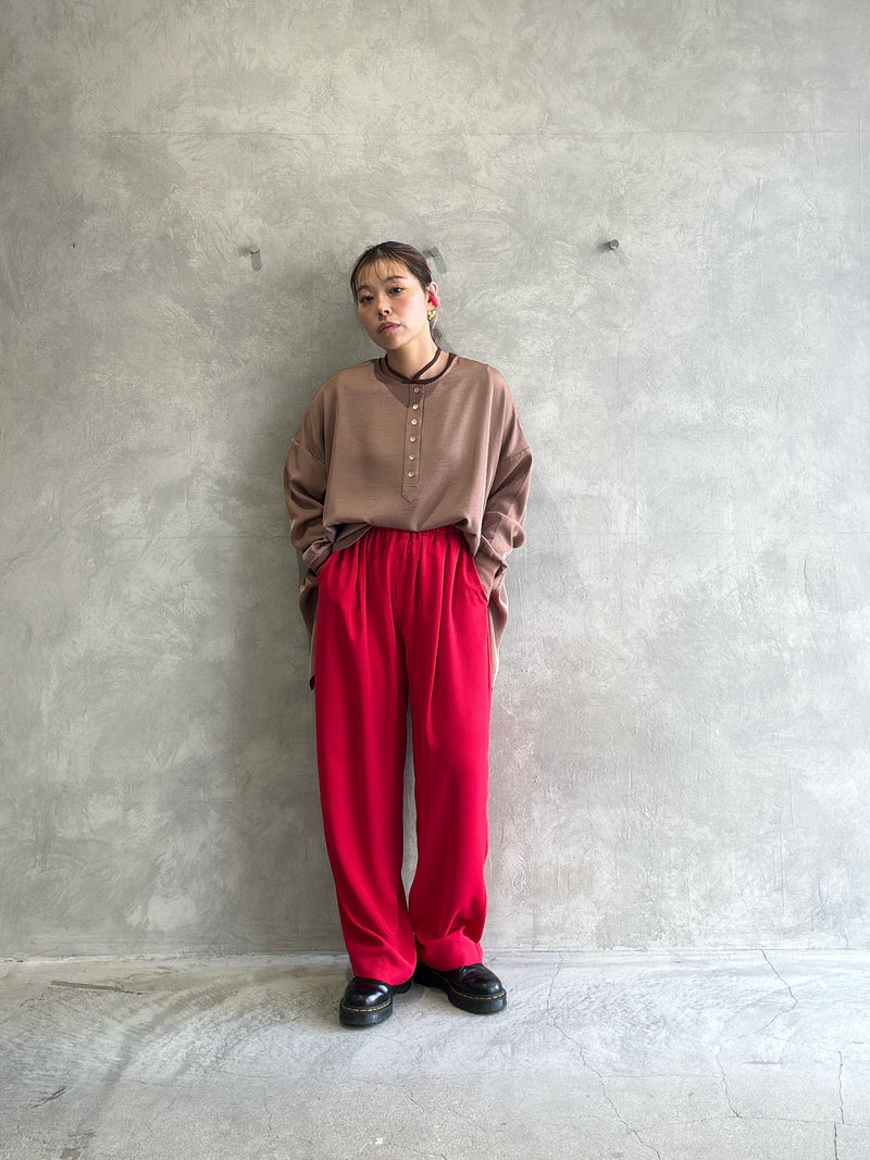 ゆったり楽ちんタックパンツ／Anna Kerry