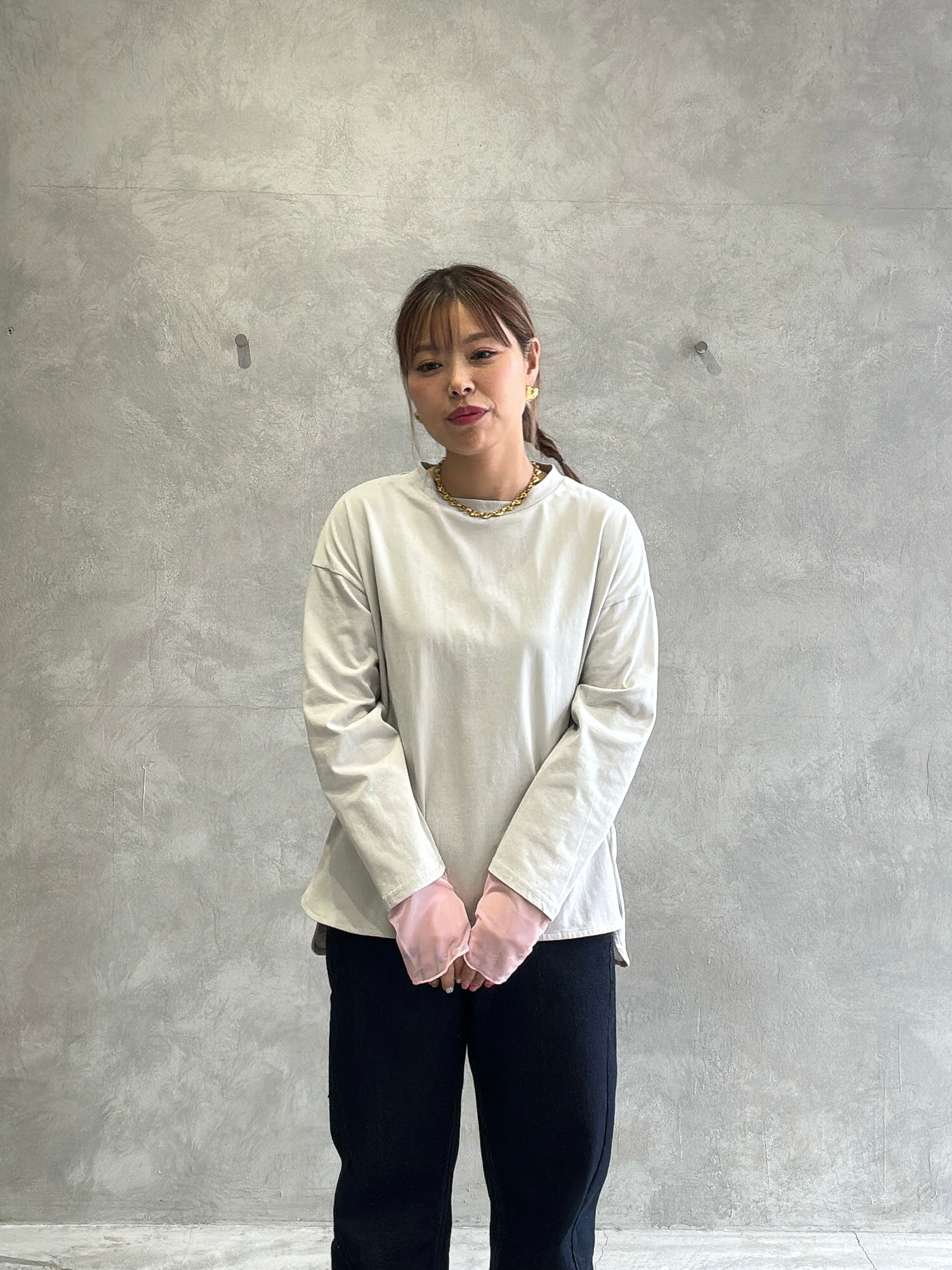 シアードッキング無地ロンT