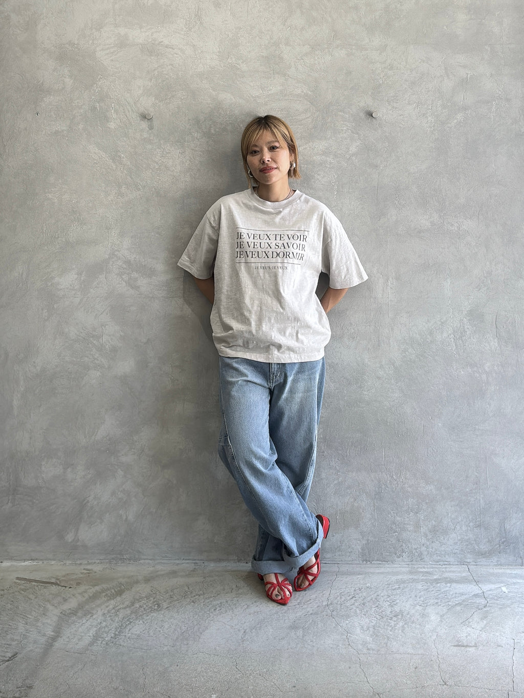 受付終了【予約販売】JE VEUX スラブTシャツ／ING