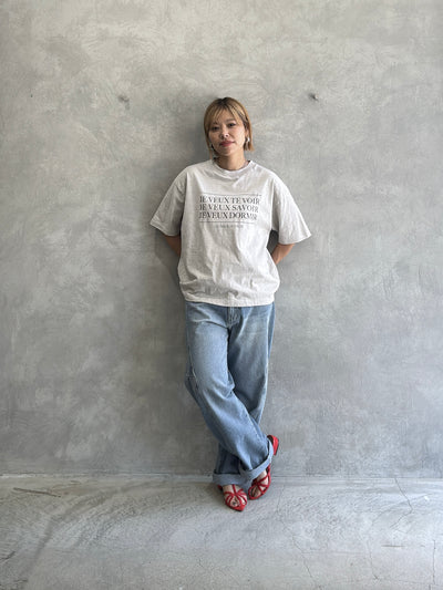 受付終了【予約販売】JE VEUX スラブTシャツ／ING