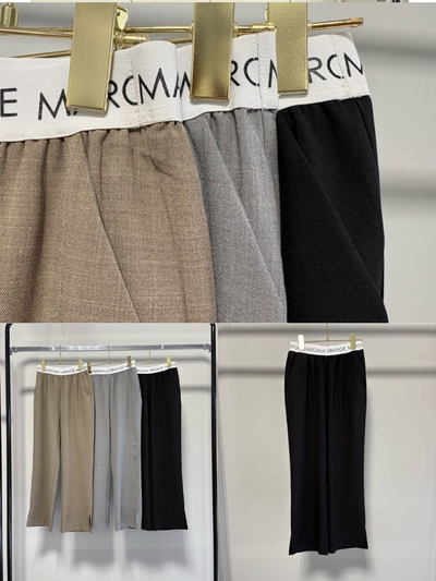 【予約⚡︎販売】ウエストロゴストレートパンツ／MG PT - 27002 - S／MARGAUX VINTAGE／2027 PRE SPRING COLLECTION