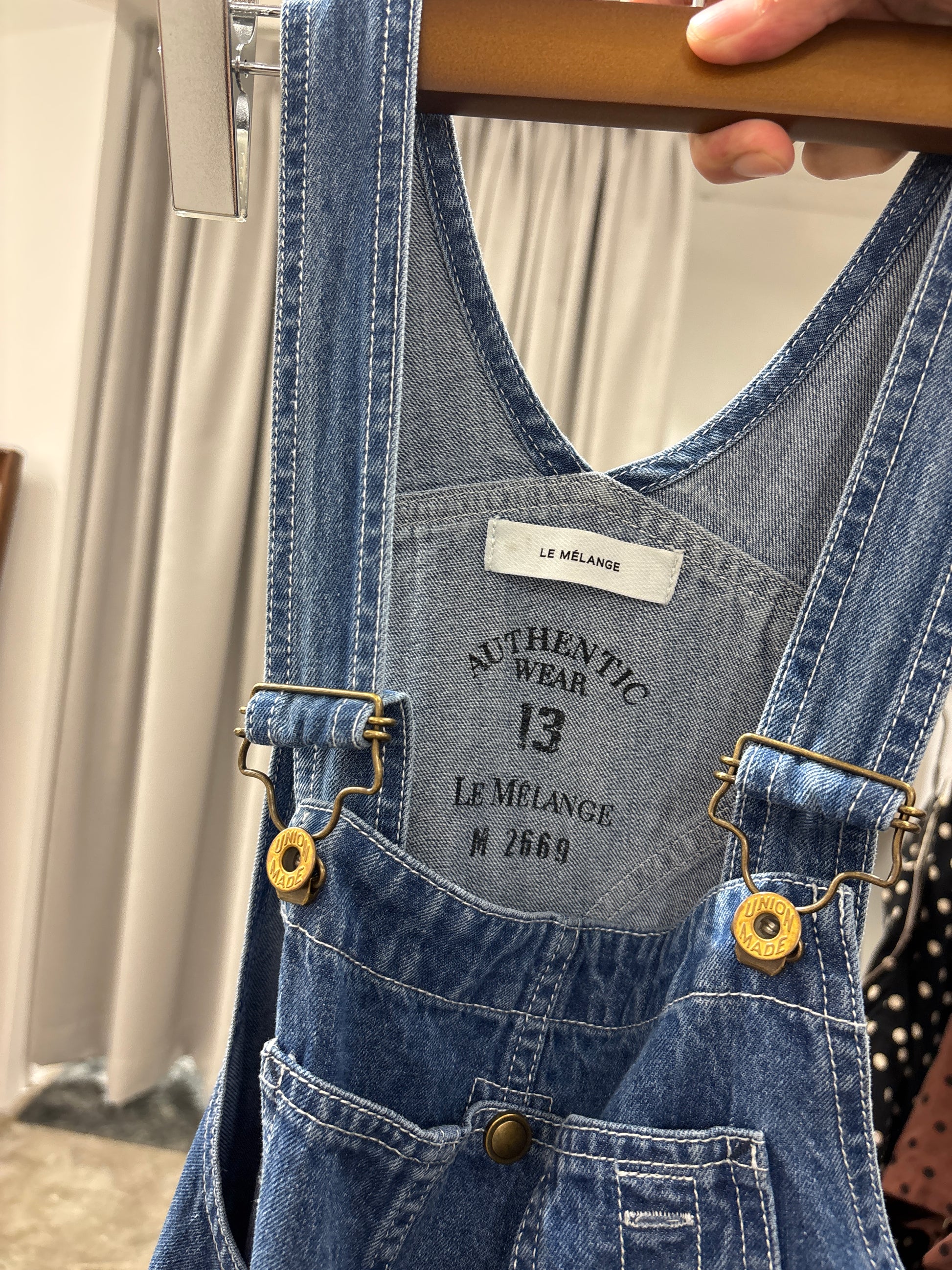 受付終了【予約販売】オーバーオール／8623502／LE MÉLANGE／2026 SS#2