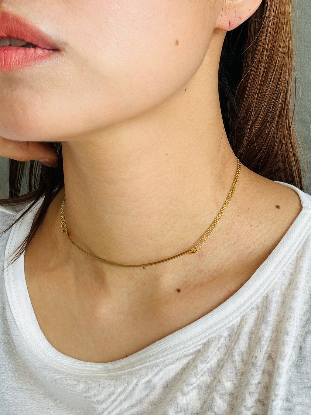 【予約販売】カーブバーネックレス