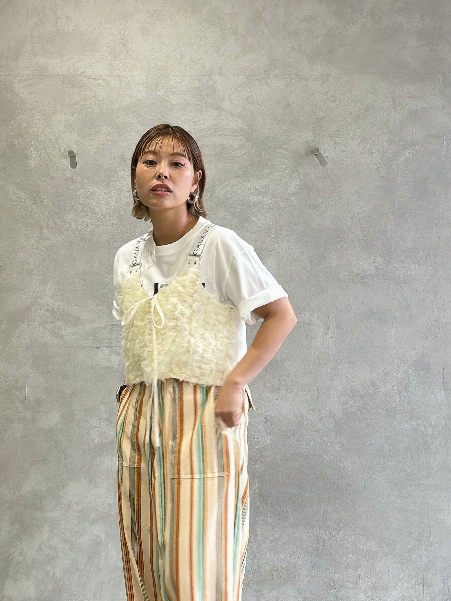 フリルショートビスチェ／AC-26060-S／MARGAUX VINTAGE／2026 SS#2