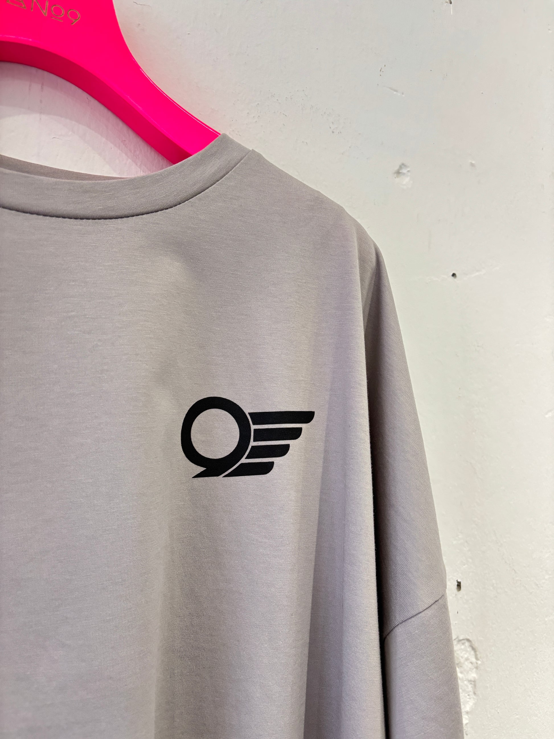 ショート丈ドライタッチTシャツ／No.9-the Nines-