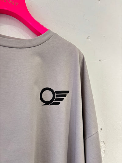 ショート丈ドライタッチTシャツ／No.9-the Nines-