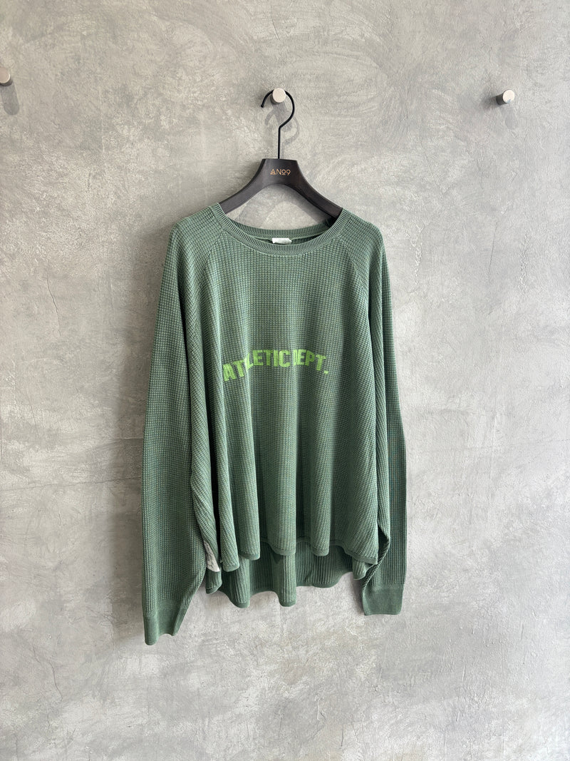 【再入荷】ワッフルドルマンロンT／flamingo firm