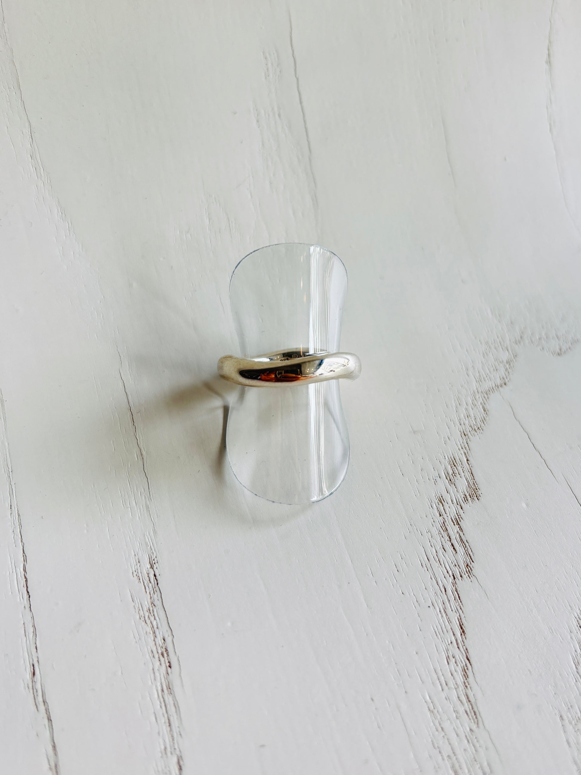 リラックスウェーブリング　＃11号／silver925