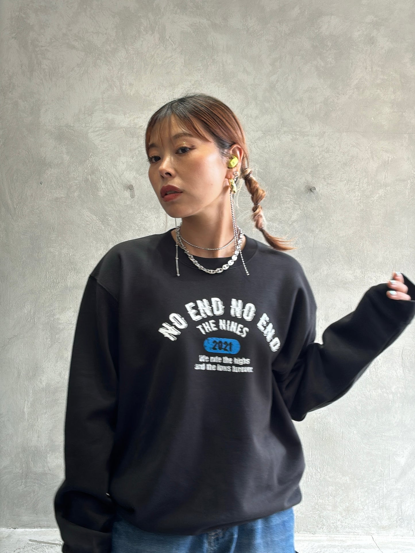 受付終了【予約販売】カレッジデザインスウェット／the Nines