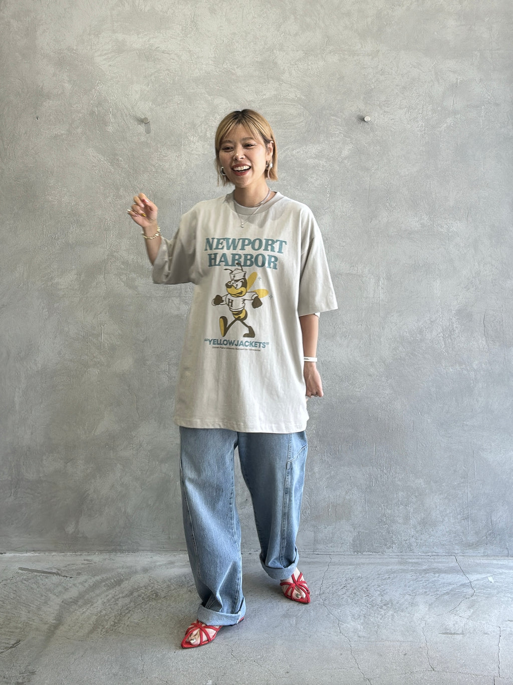 受付終了【予約販売】men'sサイズ／NEWPORT HARBOR Tシャツ／ING